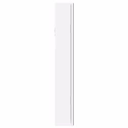 vidaXL Mirror Jewellery Cabinet Cupboard with LED Lights Wall Mounted Black - white - Additional view 4