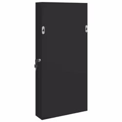 vidaXL Mirror Jewellery Cabinet Mirror Armoire with LED Lights Wall Mounted - black - Additional view 6