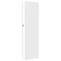 vidaXL Mirror Jewellery Cabinet with LED Lights Wall Mounted Jewellery Storage - white - Additional view 6
