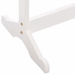 vidaXL Mirror Jewellery Cabinet with LED Lights Free Standing Mirror White - white - Additional view 9