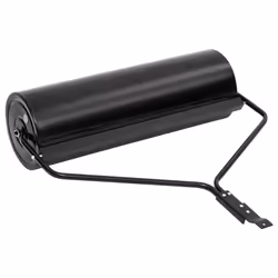 vidaXL Garden Lawn Roller Rolling Lawn Aerator Grass Roller Black 63 L Iron - without handle, 30 x 90 cm
