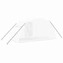 vidaXL Greenhouse Walk in Greenhouse Grow House with Steel Frame White 8 mÂ² - Additional view 5