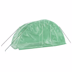 vidaXL Greenhouse Walk in Greenhouse Grow House with Steel Frame Green 10 mÂ²