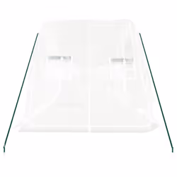 vidaXL Greenhouse Walk in Greenhouse Grow House with Steel Frame White 10 mÂ² - Additional view 4