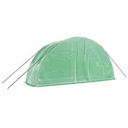 vidaXL Greenhouse Walk in Greenhouse Grow House with Steel Frame Green 12 mÂ²