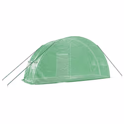 vidaXL Greenhouse Walk in Greenhouse Grow House with Steel Frame Green 12 mÂ² - Additional view 5