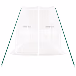 vidaXL Greenhouse Walk in Greenhouse Grow House with Steel Frame White 12 mÂ² - Additional view 4