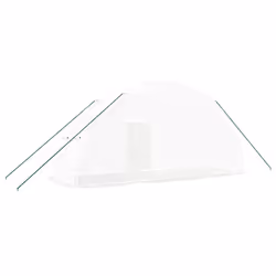 vidaXL Greenhouse Walk in Greenhouse Grow House with Steel Frame White 12 mÂ² - Additional view 5
