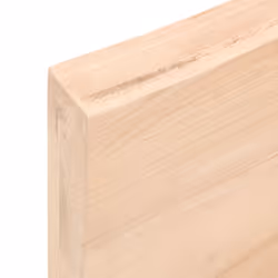 vidaXL Wall Shelf Wooden Floating Shelf Display Shelf Treated Solid Wood Oak - brown, 60 x 20 x 6 cm - Additional view 4