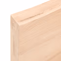 vidaXL Wall Shelf Wooden Floating Shelf Display Shelf Treated Solid Wood Oak - brown, 60 x 30 x 6 cm - Additional view 6