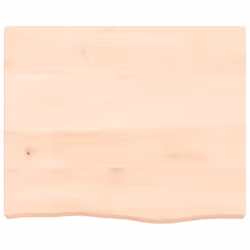 vidaXL Wall Shelf Wooden Floating Shelf Display Shelf Treated Solid Wood Oak - brown, 60 x 50 x 6 cm - Additional view 2