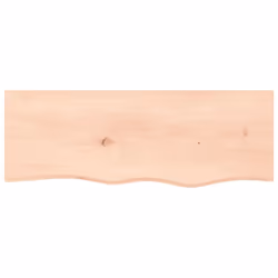 vidaXL Wall Shelf Wooden Floating Shelf Display Shelf Treated Solid Wood Oak - brown, 80 x 30 x 6 cm