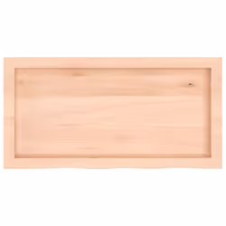 vidaXL Wall Shelf Wooden Floating Shelf Display Shelf Treated Solid Wood Oak - brown, 80 x 40 x 6 cm - Additional view 4