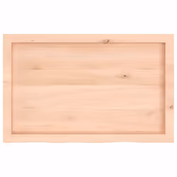 vidaXL Wall Shelf Wooden Floating Shelf Display Shelf Treated Solid Wood Oak - brown, 80 x 50 x 6 cm - Additional view 4
