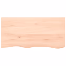 vidaXL Wall Shelf Wooden Floating Shelf Display Shelf Treated Solid Wood Oak - brown, 100 x 50 x 6 cm - Additional view 2