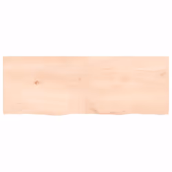 vidaXL Wall Shelf Wooden Floating Shelf Display Shelf Treated Solid Wood Oak - brown, 140 x 50 x 4 cm
