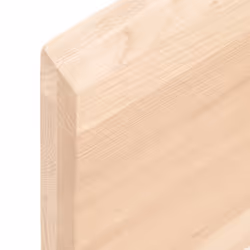 vidaXL Wall Shelf Wooden Floating Shelf Display Shelf Treated Solid Wood Oak - brown, 140 x 50 x 4 cm