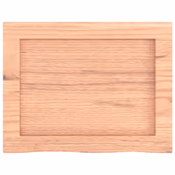 vidaXL Wall Shelf Wooden Floating Shelf Display Shelf Treated Solid Wood Oak - light brown, 40 x 30 x 4 cm - Additional view 4