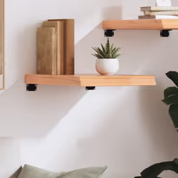 vidaXL Wall Shelf Wooden Floating Shelf Display Shelf Treated Solid Wood Oak - light brown, 40 x 60 x 6 cm - Additional view 3