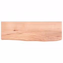 vidaXL Wall Shelf Wooden Floating Shelf Display Shelf Treated Solid Wood Oak - light brown, 60 x 20 x 6 cm - Additional view 2