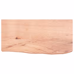 vidaXL Wall Shelf Wooden Floating Shelf Display Shelf Treated Solid Wood Oak - light brown, 60 x 30 x 6 cm - Additional view 2