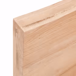 vidaXL Wall Shelf Wooden Floating Shelf Display Shelf Treated Solid Wood Oak - light brown, 60 x 30 x 6 cm - Additional view 3