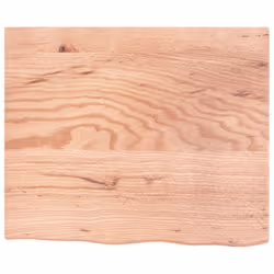 vidaXL Wall Shelf Wooden Floating Shelf Display Shelf Treated Solid Wood Oak - light brown, 60 x 50 x 2 cm - Additional view 2