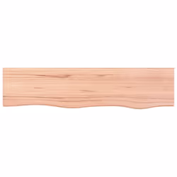 vidaXL Wall Shelf Wooden Floating Shelf Display Shelf Treated Solid Wood Oak - light brown, 80 x 20 x 2 cm - Additional view 4