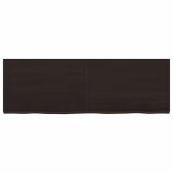 vidaXL Wall Shelf Wooden Floating Shelf Display Shelf Treated Solid Wood Oak - 120 x 40 x 4 cm