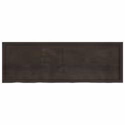 vidaXL Wall Shelf Wooden Floating Shelf Display Shelf Treated Solid Wood Oak - 180 x 60 x 4 cm