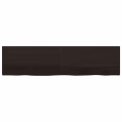 vidaXL Wall Shelf Wooden Floating Shelf Display Shelf Treated Solid Wood Oak - 200 x 50 x 6 cm