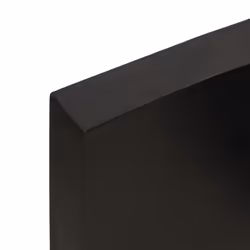vidaXL Table Top Wooden Desk Top for Table Treated Solid Wood Oak Live Edge - dark grey, 100 x 40 x 6 cm - Additional view 3