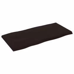vidaXL Table Top Wooden Desk Top for Table Treated Solid Wood Oak Live Edge - dark grey, 100 x 50 x 4 cm - Additional view 2
