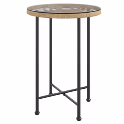 vidaXL Garden Dining Set 3 Piece Poly Rattan Dining Table Chair Black/Brown - brown - Additional view 7