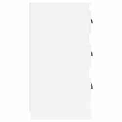 vidaXL Sideboards Storage Cabinet Cupboard Highboard 2 pcs Engineered Wood - high gloss white - Additional view 4