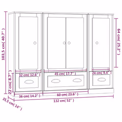 VidaXL 3185298 living room sideboard/buffet - Additional view 8