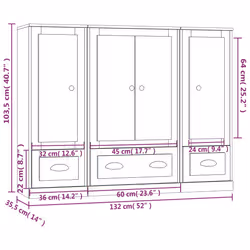 VidaXL 3185301 living room sideboard/buffet - Additional view 8