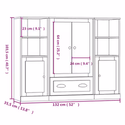 VidaXL 3185324 living room sideboard/buffet - Additional view 8