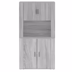 vidaXL Highboard Grey Sonoma Engineered Wood Cupboard Sideboard Side Cabinet - Additional view 7