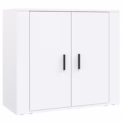 vidaXL Highboard Engineered Wood Sideboard Home Storage Cabinet Multi Colours - white - Additional view 6