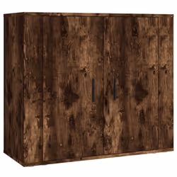 vidaXL Highboard Engineered Wood Sideboard Home Storage Cabinet Multi Colours - smoked oak - Additional view 6