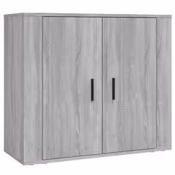 vidaXL Highboard Engineered Wood Sideboard Home Storage Cabinet Multi Colours - grey sonoma - Additional view 6