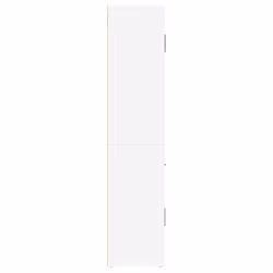 vidaXL Highboard White Engineered Wood Cupboard Sideboard Storage Cabinet - Additional view 8