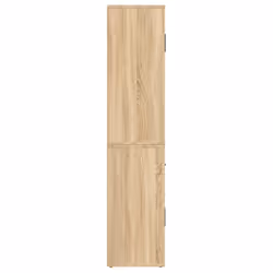 vidaXL Highboard Sonoma Oak Engineered Wood Cupboard Sideboard Storage Cabinet - Additional view 8