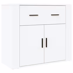 vidaXL Highboard Engineered Wood Sideboard Storage Cupboard Multi Colours - white - Additional view 6