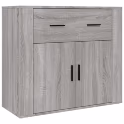 vidaXL Highboard Engineered Wood Sideboard Storage Cupboard Multi Colours - grey sonoma - Additional view 6