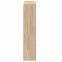 vidaXL Highboard Sonoma Oak Engineered Wood Cupboard Sideboard Storage Cabinet - Additional view 8