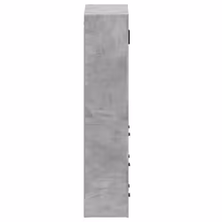 vidaXL Highboard Concrete Grey Engineered Wood Cupboard Sideboard Cabinet - Additional view 8