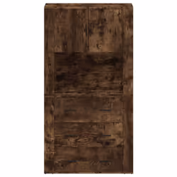 vidaXL Highboard Smoked Oak Engineered Wood Cupboard Sideboard Storage Cabinet - Additional view 7