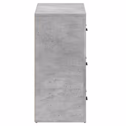 vidaXL 2x Sideboards Engineered Wood Cupboard Storage Cabinet Multi Colours - concrete grey - Additional view 6